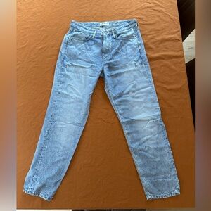 rag & bone Alex Liquid Straight Leg Tromp L’oeil Panrs